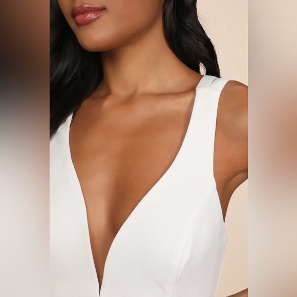 Lulus - Forever Crush White Mermaid Maxi Dress (S/XS) - Picture 6 of 6